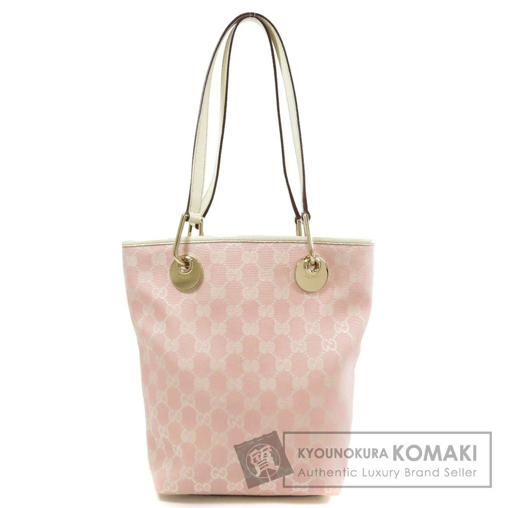 Gucci Pink GG Canvas Eclipse Tote Bag